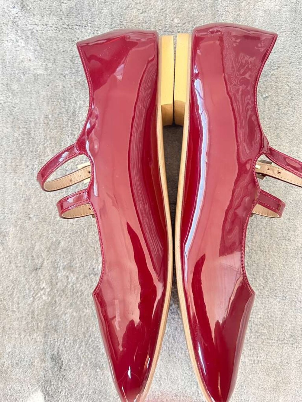 Burgundy Mary Jane Flats | Like new | 8.5 (39) - Picture 7 of 7